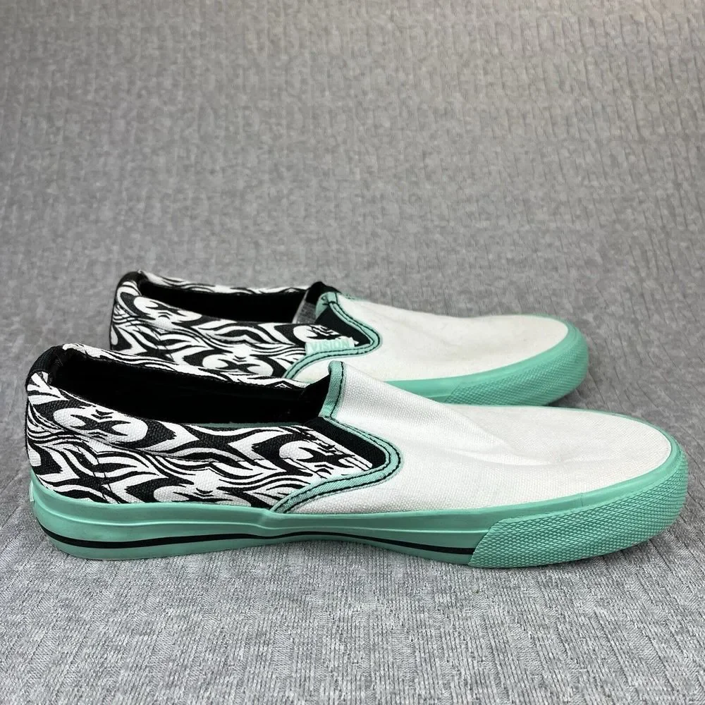 Vision Streetwear W Aztec Slip On Women's shoes Size (7.5) tribal skater walking